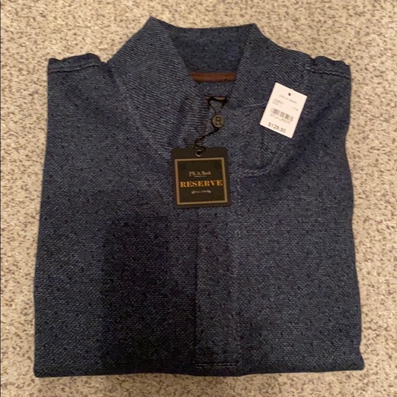 Jos. A. Bank reserve quarter zip sweater. - Picture 1 of 2